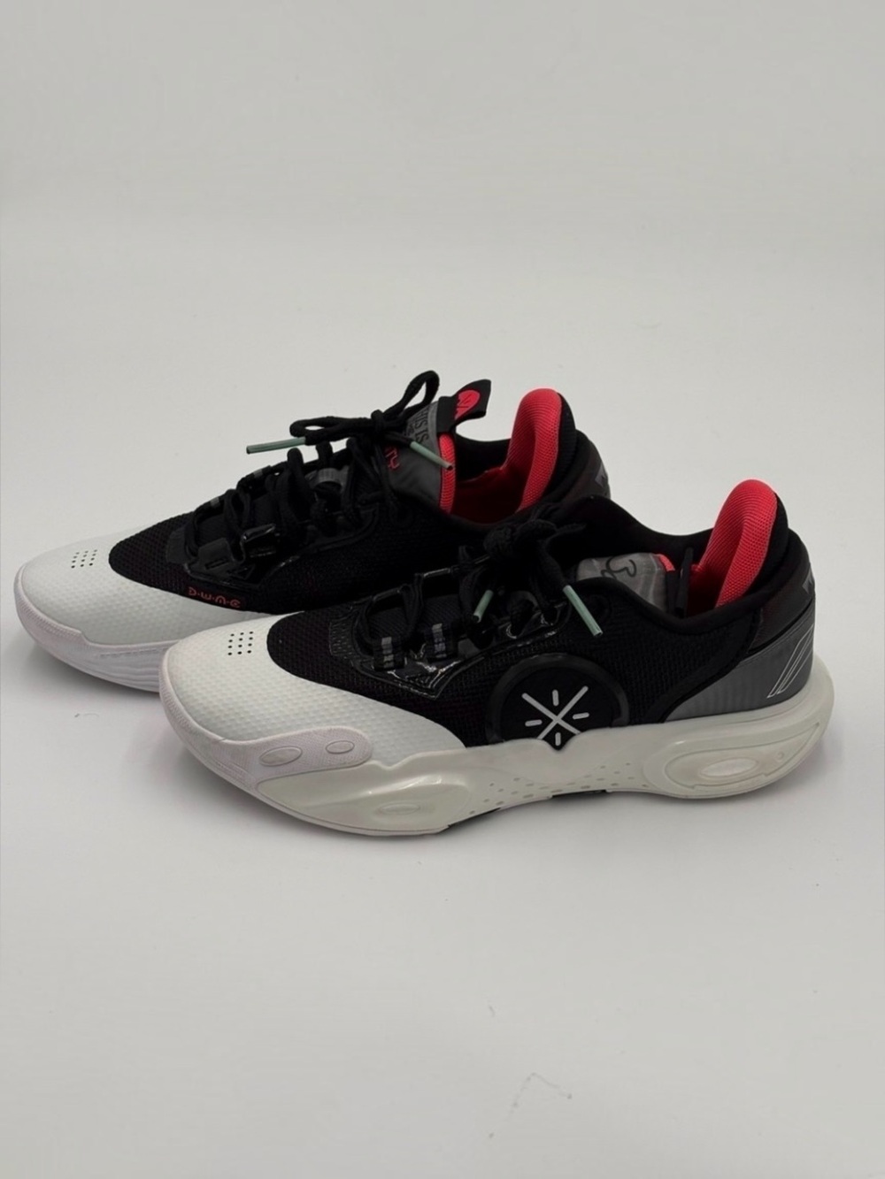 Li-Ning Mens Way of Wade All City 12 Basketball Shoes Size 8 Black White